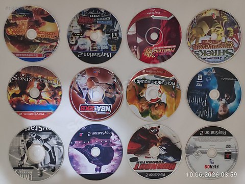 Wii, PlayStation 2, SEGA, PC Oyun (Game) CD, DVD - İlan ve