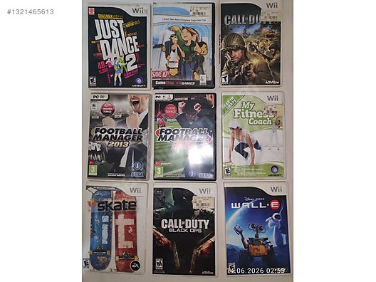 Wii, PlayStation 2, SEGA, PC Oyun (Game) CD, DVD - İlan ve