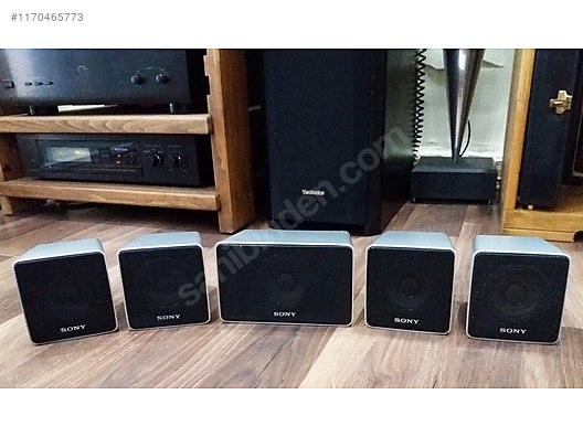 Sony 4+1 Takım Hoparlör-ÜCRETSİZ KARGO- - İkinci El Sony Raf Tipi