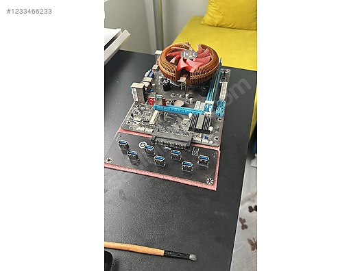 ESONİC 8Lİ MİNİNG ANAKART SET - Anakart ve Tüm Masaüstü Bilgisayar Parçaları sahibinden.com'da