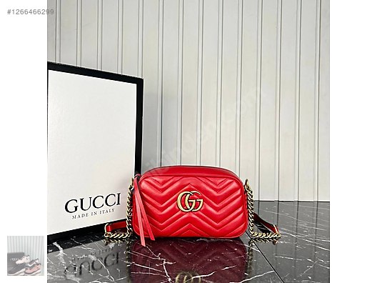 Gucci Oval Camera Bag Hakiki Deri İthal - Gucci Abiye Çanta