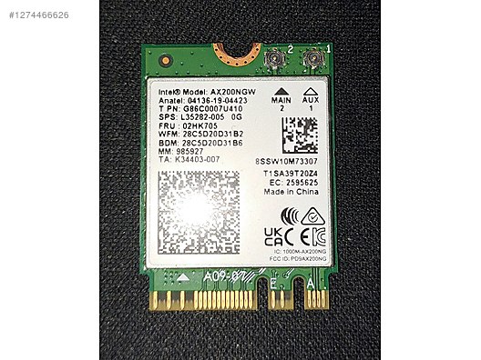 İkinci El ve Sıfır Alışveriş / Bilgisayar / Masaüstü / Donanım / Ağ Kartı