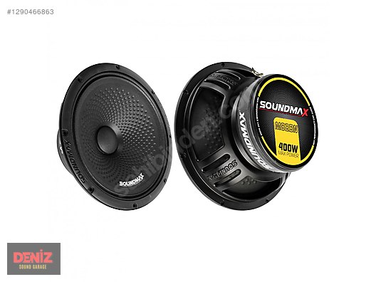 マメ Hoparlör / Midrange / Soundmax 20 Cm Midrange SX-M82BN 400 Watt