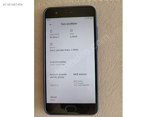 Used & Brand New Items / Cell Phones & Accessories / Cell Phones / Xiaomi / Mi Note 3