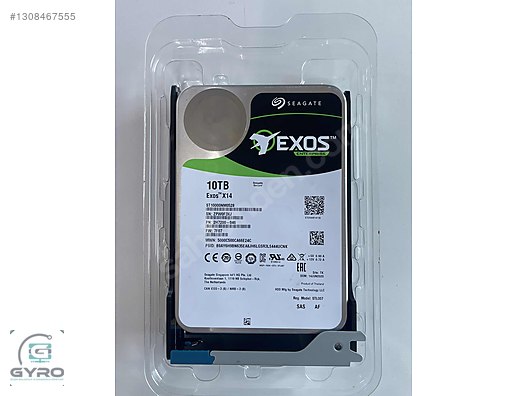 Seagate Exos X14 10TB 3.5'' SAS 12 Gb/s 7200 RPM 256 MB HDD