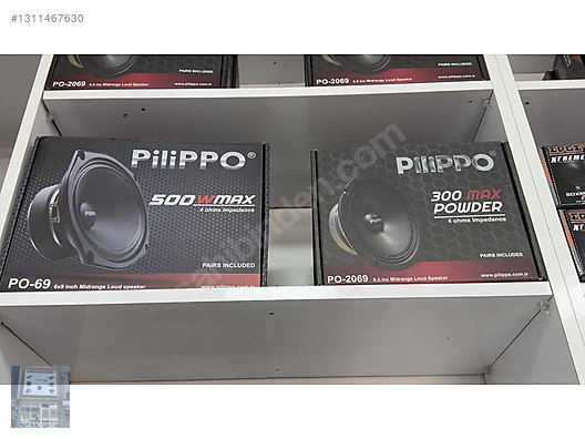 poppo様同梱 Hoparlör / Midrange / PLİPPO PO-169 OVAL MİDRANGE 440W 220 RMS 6*9