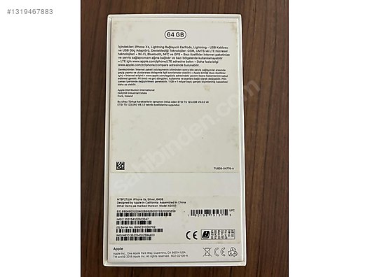 Apple / iPhone XS / İPhone XS 64 GB Silver sahibinden.comda