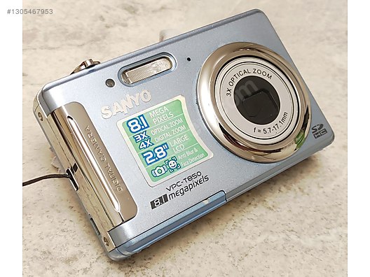 SANYO SK インマニ　510ブルーバード等に Kompakt / Sanyo / Xacti VPC - X1200 / Sanyo T850 Retro blue 8.1 MP