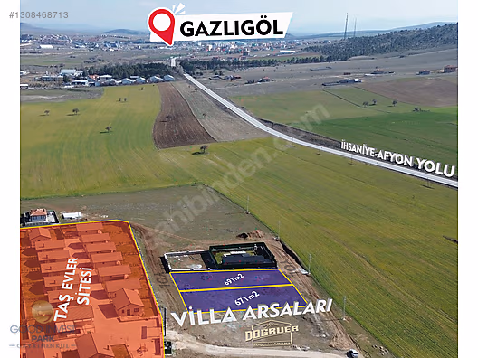 İHSANİYE ABLAK'TA VİLLALIK SATILIK ARSALAR TAŞ EVLER SİTE KOMŞU