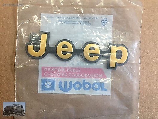 Jeep Cherokee Jeep Yazısı Altın Rengi 87/96 Mopar 55018682 - İlan