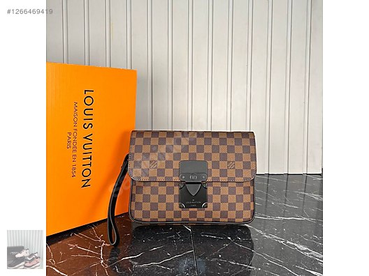 Louis Vuitton S Lock Pouch Medium Vejital Deri İhtal - Erkek Giyim