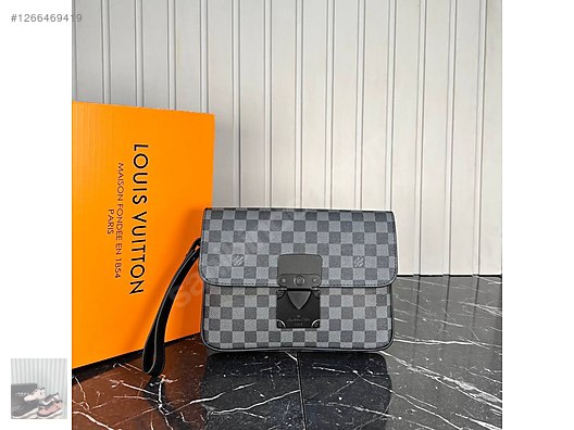 Louis Vuitton S Lock Pouch Medium Vejital Deri İhtal - Erkek Giyim