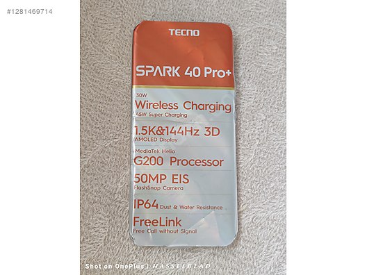 İkinci El ve Sıfır Alışveriş / Cep Telefonu & Aksesuar / Cep Telefonu / Tecno / Spark 40 Pro Plus