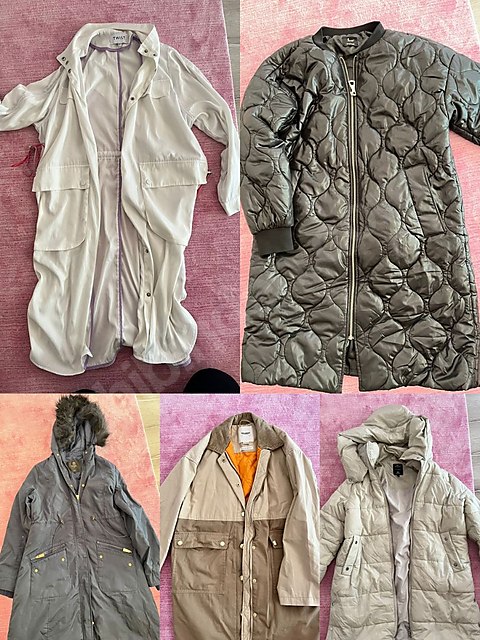 sıfırdan farksız marka mont ve kabanlar