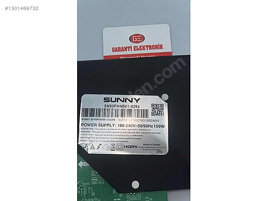 TPD.NT72691.PC821 (T) , SUNNY SN55FMN501-0256 ANAKART - TV Yedek