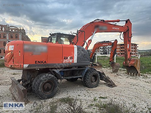 Hitachi ZX210W Lastikli Ekskavatör - Ekskavatör İlanları