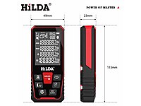 HILDA 100mLazer Mesafe Ölçer Ölçüm Cetveli Lazer Bant #1256469988