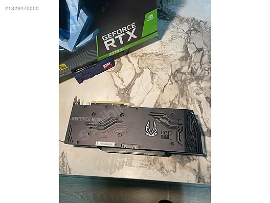 ZOTAC RTX 3070 Ti Trinity OC 8GB GDDR6X Temiz Sorunsuz sahibinden