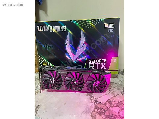 ZOTAC RTX 3070 Ti Trinity OC 8GB GDDR6X Temiz Sorunsuz sahibinden