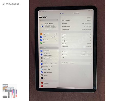 Apple iPad Air 4 64 GB Tablet - 1257470239