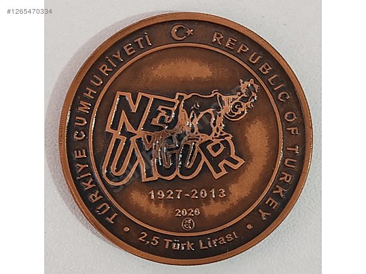 Nejat Uygur Bronz Hatıra Parası Darphane Sertifikalı Nadir