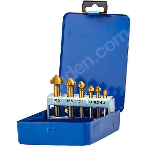 Metal Kutulu 6 lı havşa seti