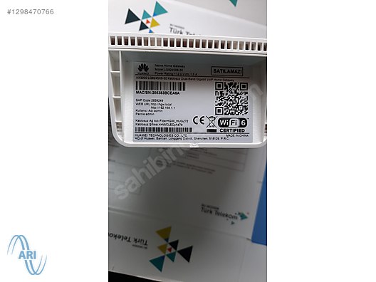 Türktelekom TP-Link Zyxel ZTE Huawei WiFi 6 karışık modem router
