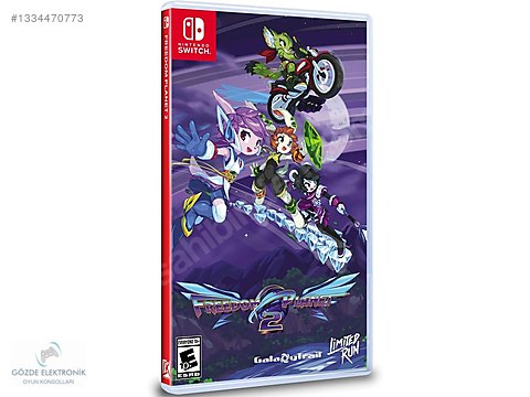 Freedom Planet 2 Nintendo Switch Nintendo Switch GÖZDE ELEKTRONİ