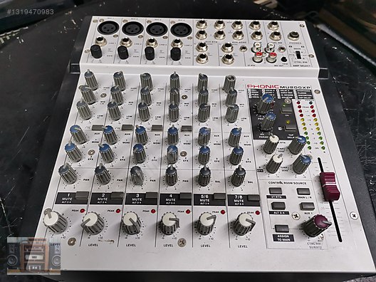 PHONIC MU200XP MİXER 8 KANAL-4 MİC -AUX-DFX-2X100 sahibinden.comda
