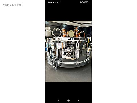Tama 14x6.5 50.yıl limited steel snare - Trampet ve Diğer Vurmalı