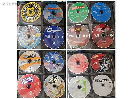 nintendo wii orijinal oyunlar kutulu konsol oyun cd koleksiyon on