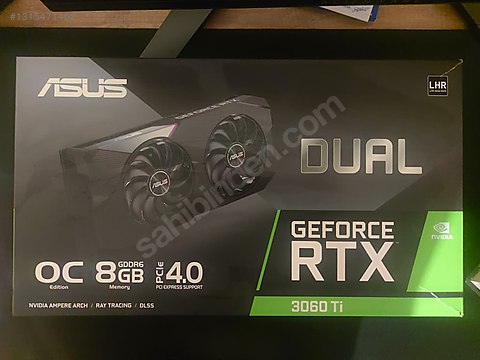 ASUS GeForce RTX 3060 Ti DUAL V2 OC 8GB sahibinden.comda - 1315471462