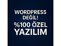 %100 Özel Yazılım ile Profesyonel Web Sitesi Kurulumu