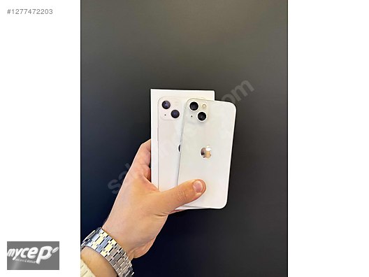 Resim Apple iPhone 13 İkinci El TR | 128 GB | Beyaz İkinci El 14 AY GARANTİLİ İPHONE 13 128 GB PİL%89 MYCEP TELEKOM