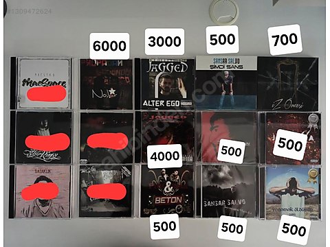 Rap & Hip - Hop / Türkçe rap albümleri on sahibinden.com - 1309472624