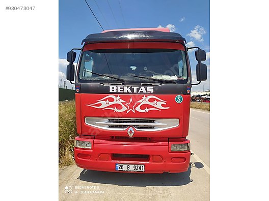 renault premium 400 19 t 4x2 cekici 2001 model 200 000 tl sahibinden satilik ikinci el 930473047
