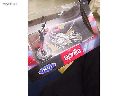 Welly DieCast Model motorfiets Aprilia Shiver 750 rood metaal motormodel 1:18