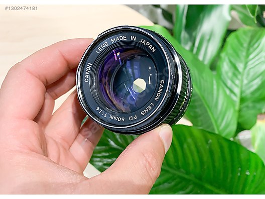 Lensler / Canon 50mm FD F/1.4 - MADE IN JAPAN sahibinden.comda