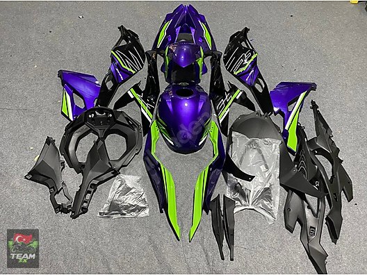 Grenaj / KAWASAKİ ZX4RR FULL GRENAJ PURPLE MİDNİGHT BLACK FULL SET