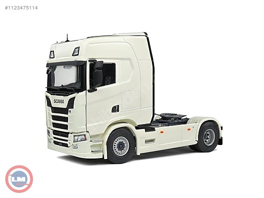 SCANIA V8 730S BLANC AVEC DECO