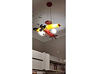 Çocuk odası için uçak abajur