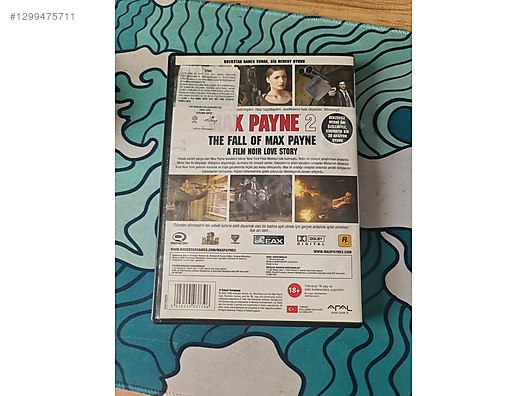 max payne 2 maxpayne2 orijinal kutulu pc bilgisayar oyunu on