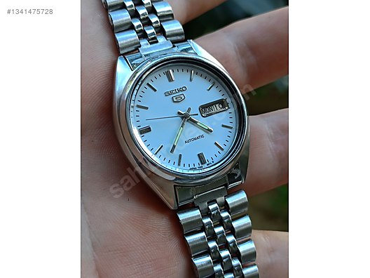 Seiko / SEİKO 5 7009 OTOMATİK SAAT BEYAZ on sahibinden.com