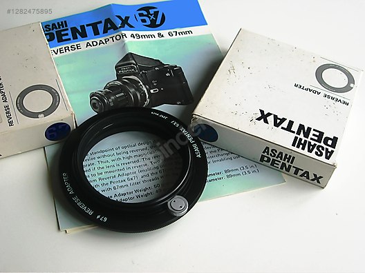 pentax6×7 PENTAX 67-6X7 Reverse Lens Adapter 67 mm. sahibinden.comda