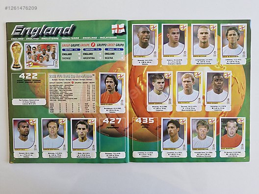 Sport Cards / Panini Fifa 2002 Dünya Kupası Çıkartma Albümü on