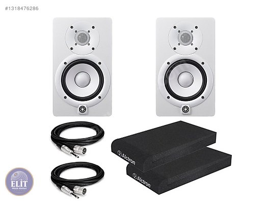 Yamaha HS5 Beyaz Stüdyo Monitör Paketi (Çift - Sıfır Yamaha Raf