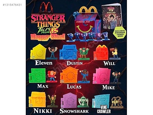 McDonalds STRANGER THINGS Tales '85 sahibinden.comda - 1315476431