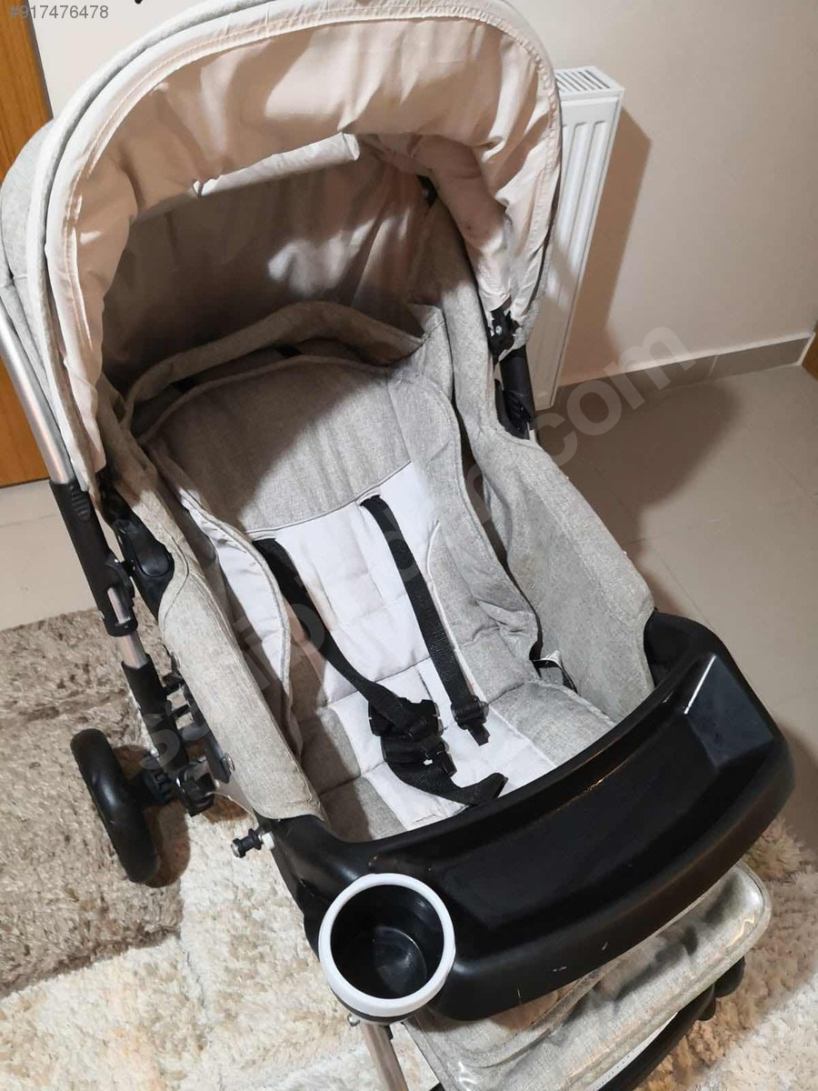 Kraft Evo Plus Bebek Arabası Krem Kraft Bebek Arabası