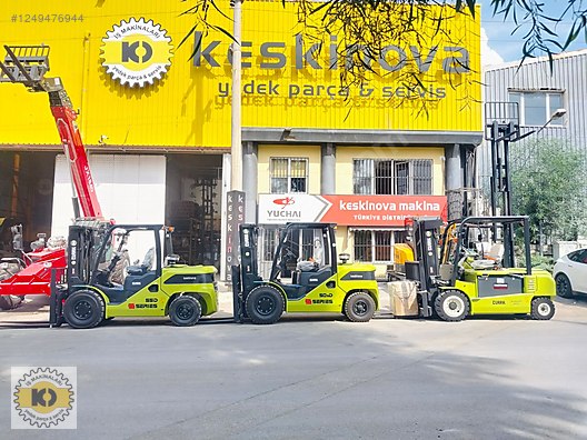 KESKİNOVA dan CLARK 5 TON DİZEL FORKLİFT TRP ASANSÖR H.TESLİM