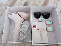 Philips lazer epilasyon aleti